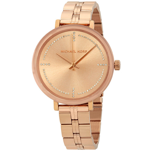 Michael Kors Bridgette Rose Dial Ladies Watch MK3793 - Watches of America