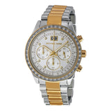 Michael Kors Brinkley Chronograpgh Silver Dial Ladies Watch MK6188 - Watches of America