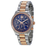 Michael Kors Brinkley Navy Dial Two-tone Ladies Watch MK6205 - Watches of America
