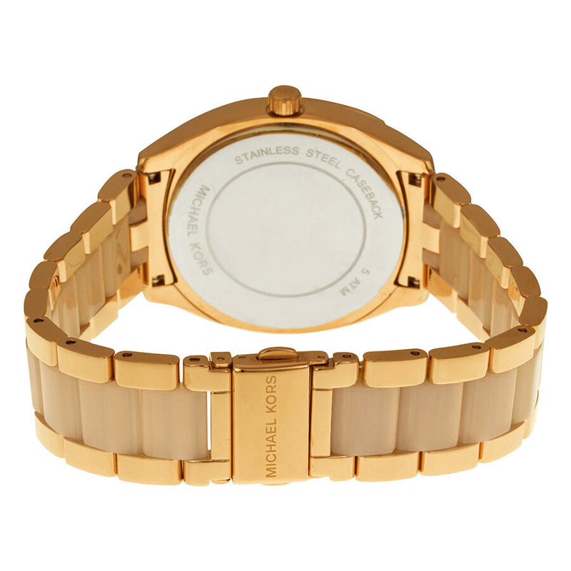 Michael Kors Bryn Rose Dial Rose Gold-tone Ladies Watch MK6135 - Watches of America #3