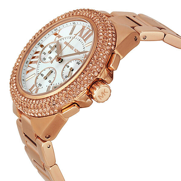Michael Kors Camille Chronograph Rose Gold-tone Ladies Watch MK5636 - Watches of America #2