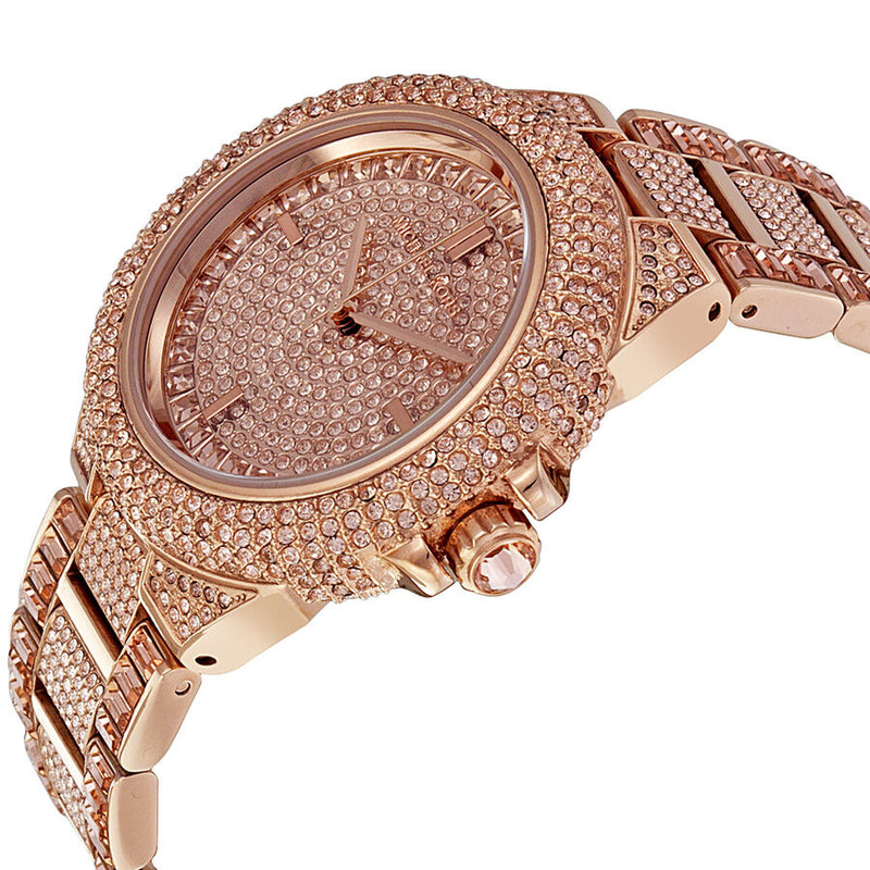 NEW AUTHENTIC MICHAEL KORS MINI CAMILLE ROSE GOLD CRYSTALS WOMEN'S MK7273  WATCH | eBay