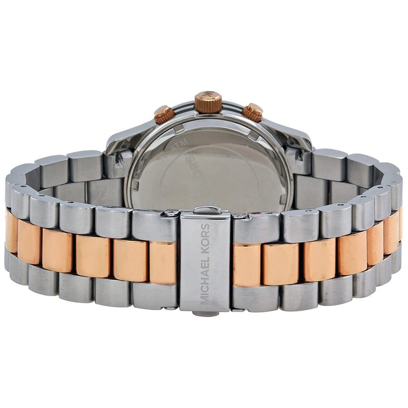 Michael Kors Chronograph Bracelet Silver-Tone Dial Ladies Watch MK5315 - Watches of America #3