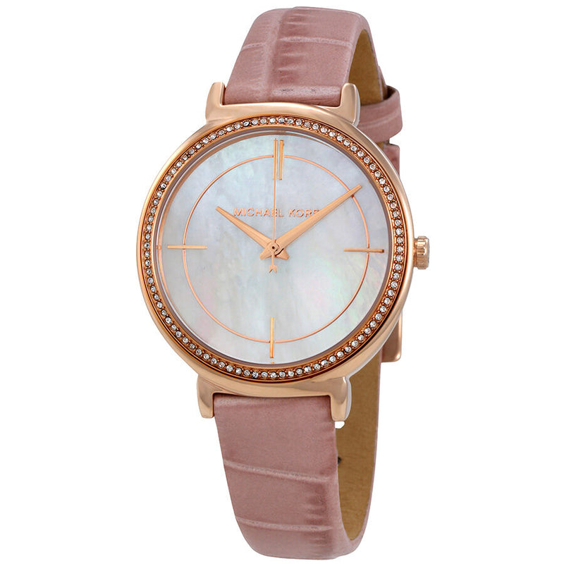 Michael Kors Cinthia Mother of Pearl Dial Ladies Watch MK2663 - Watches of America