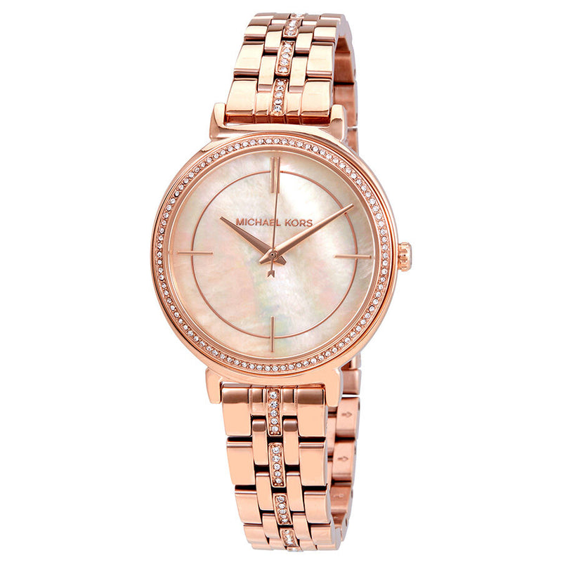 Michael Kors Cinthia Mother of Pearl Dial Ladies Watch MK3643 - Watches of America