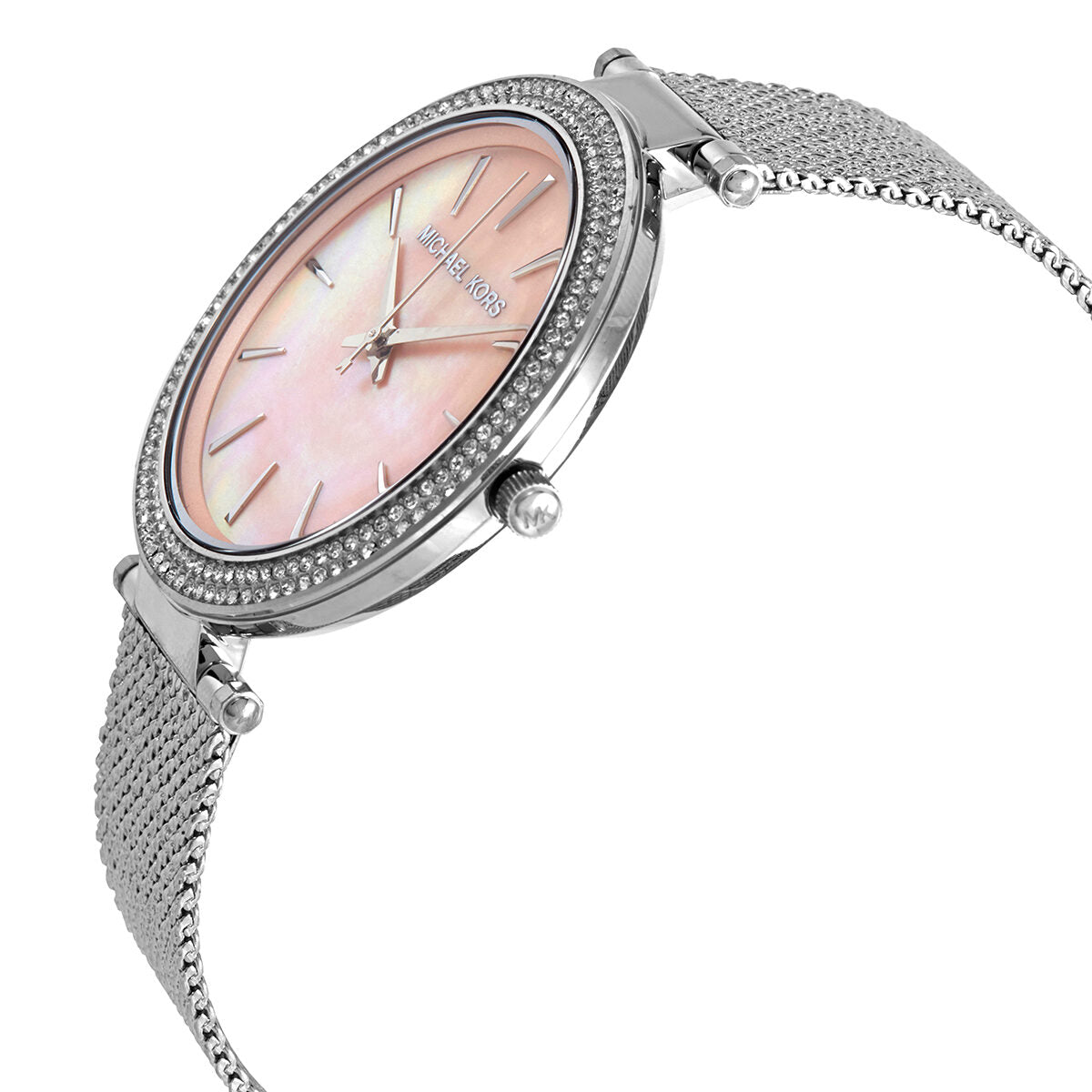 Michael Kors Crystal Pink Mother of Pearl Dial Ladies Watch