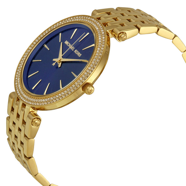 Michael Kors Darci Blue Dial Gold-tone Ladies Watch MK3406 - Watches of America #2