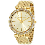 Michael Kors Darci Glitz Gold Dial Pave Bezel Ladies Watch #MK3191 - Watches of America