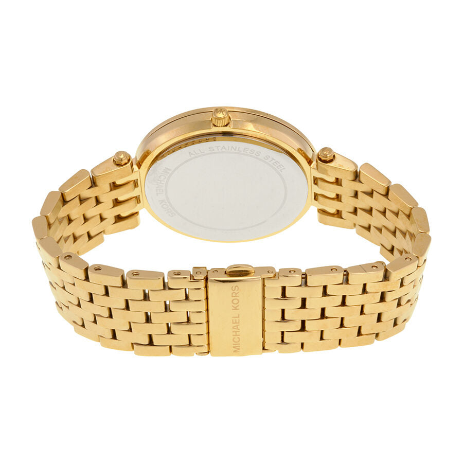 Michael Kors Women's 'Darci' Crystal Gold-Tone Stainless Steel