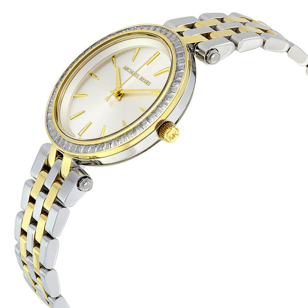 Michael Kors Darci Pearl White Two-tone Ladies Watch MK3405 - Watches of America #2
