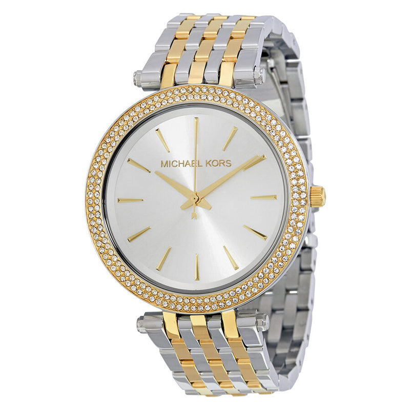 Michael Kors Darci Silver Dial Two-tone Ladies Watch #MK3215 - Watches of America