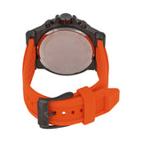 Michael Kors Dylan Chronograph Gunmetal Dial Gunmetal IP Orange Rubber Men's Watch MK8296 - Watches of America #3