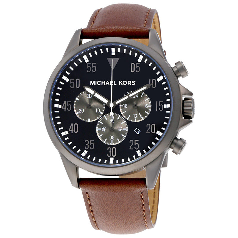 Michael Kors Gage Chronograph Black Dial Men's Watch MK8536 - Watches of America