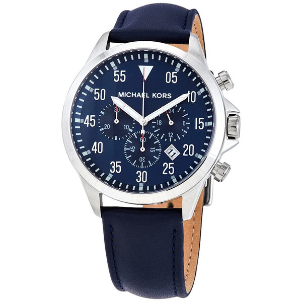 Michael Kors Gage Chronograph Quartz Blue Dial Men's Watch MK8617