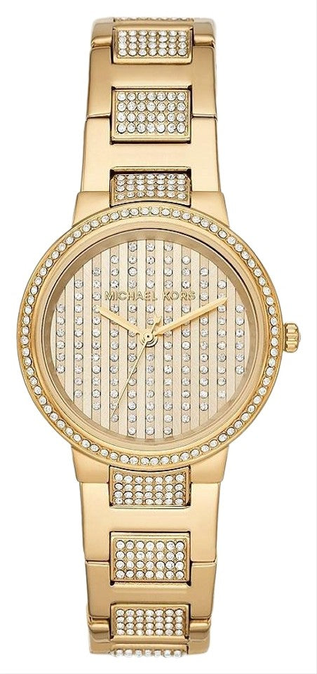 Reloj Michael Kors Gabbi Pave Oro Mujer MK3985