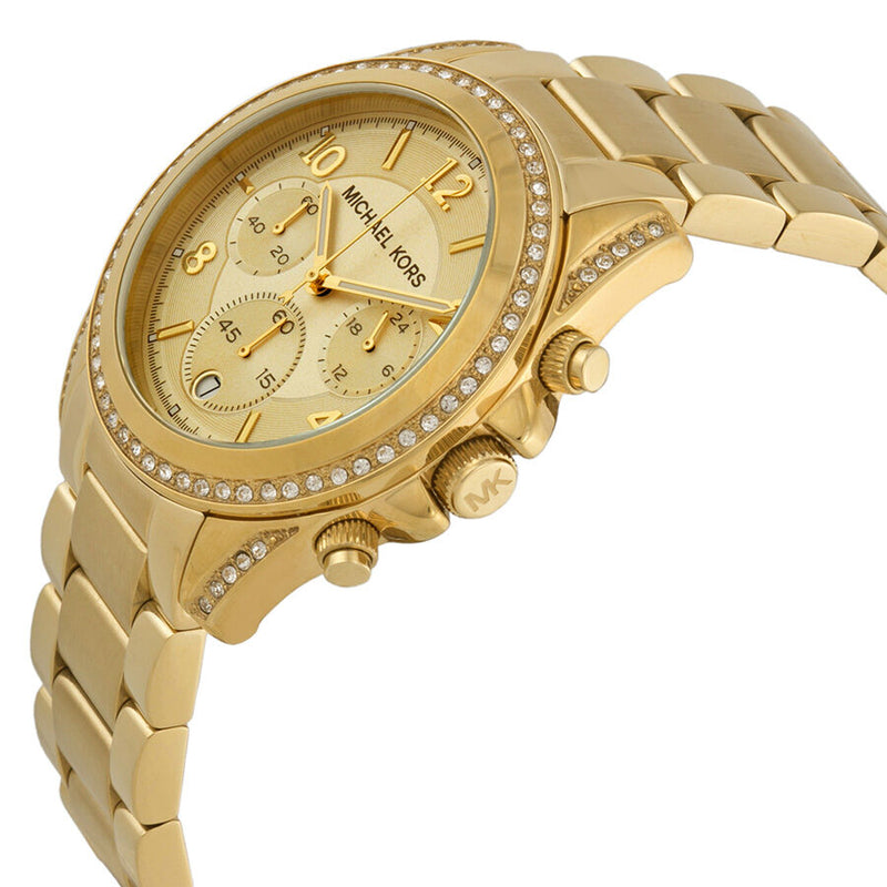 Michael Kors MK5166 Women's Gold Stainless Steel Analog Dial Quartz Watch  HK887 | eBay