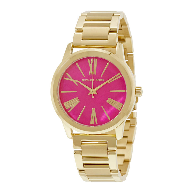 Michael Kors Hartman Reloj para mujer con esfera de n car rosa