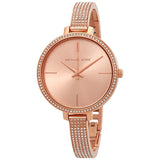 Michael Kors Jaryn Crystal Rose Gold Dial Ladies Watch MK3785 - Watches of America