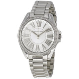 Michael Kors Kacie Silver Dial Stainless Steel Ladies Watch MK6183 - Watches of America