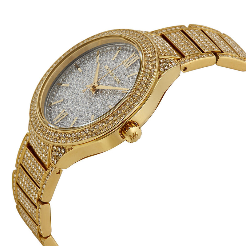 Michael Kors Kerry Crystal Pave Dial Crystal-Set Steel Ladies Watch MK3360 - Watches of America #2