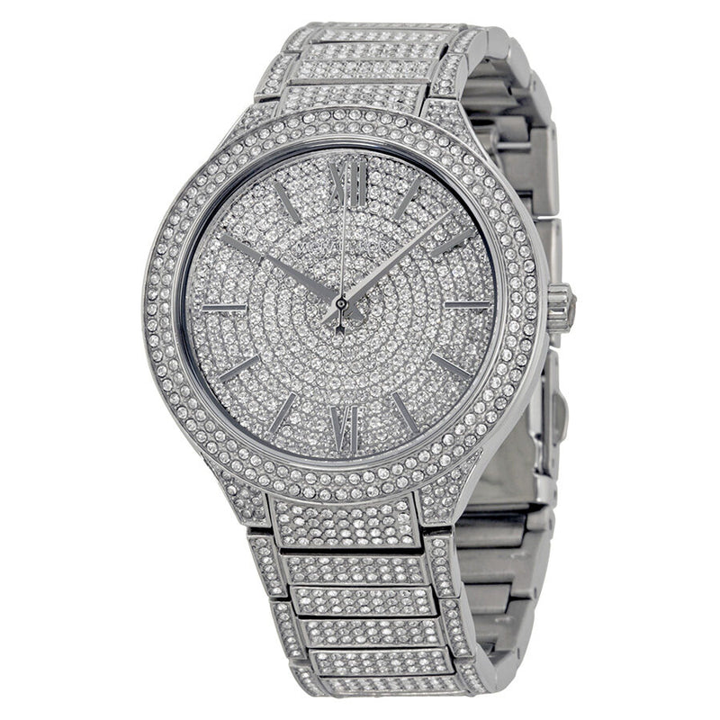 Michael Kors Kerry Crystal Pave Stainless Steel Ladies Watch MK3359 - Watches of America