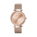 Michael Kors Darci Rose Gold Mesh Strap Ladies Watch Women's Watch  MK3369 - Watches of America