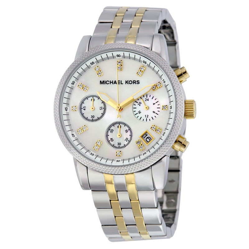 Michael Kors Ladies Two-tone Bracelet Watch MK5057 - Watches of America