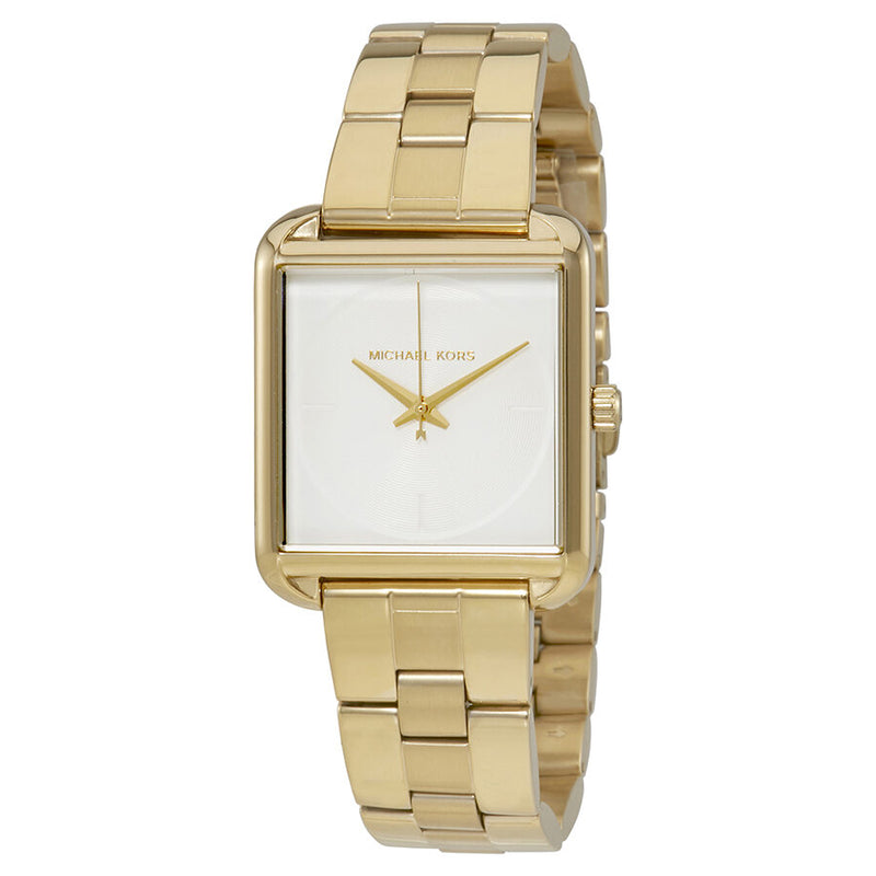 Michael Kors Lake White Dial Ladies Gold Tone Watch MK3644 - Watches of America