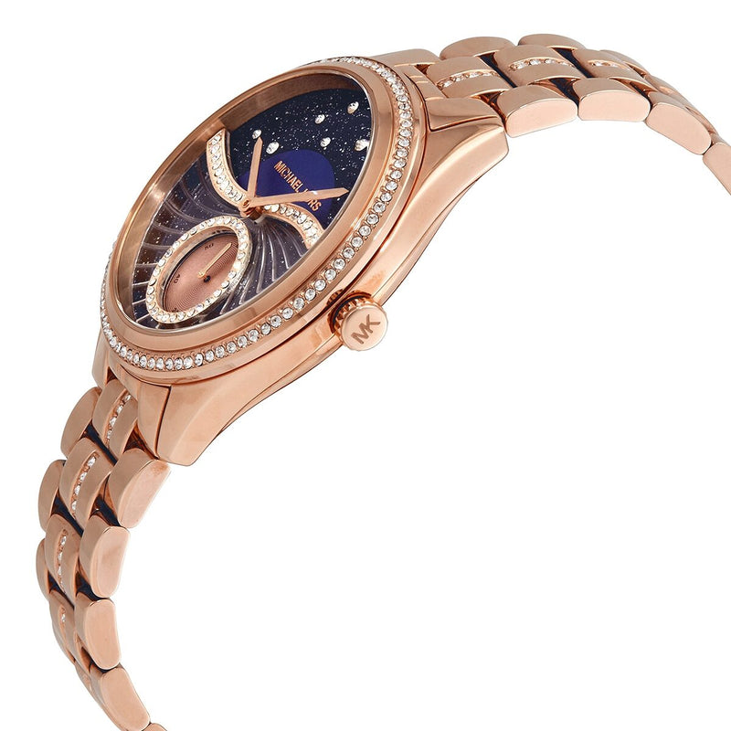 Michael Kors Lauryn Crystal Quartz Black Dial Watch MK3723 - Watches of America #2