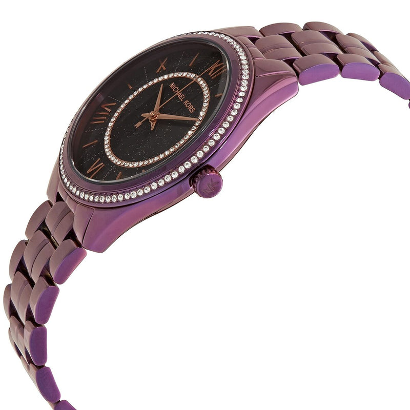 Michael Kors Lauryn Quartz Crystal Black Dial Ladies Watch MK3724 - Watches of America #2