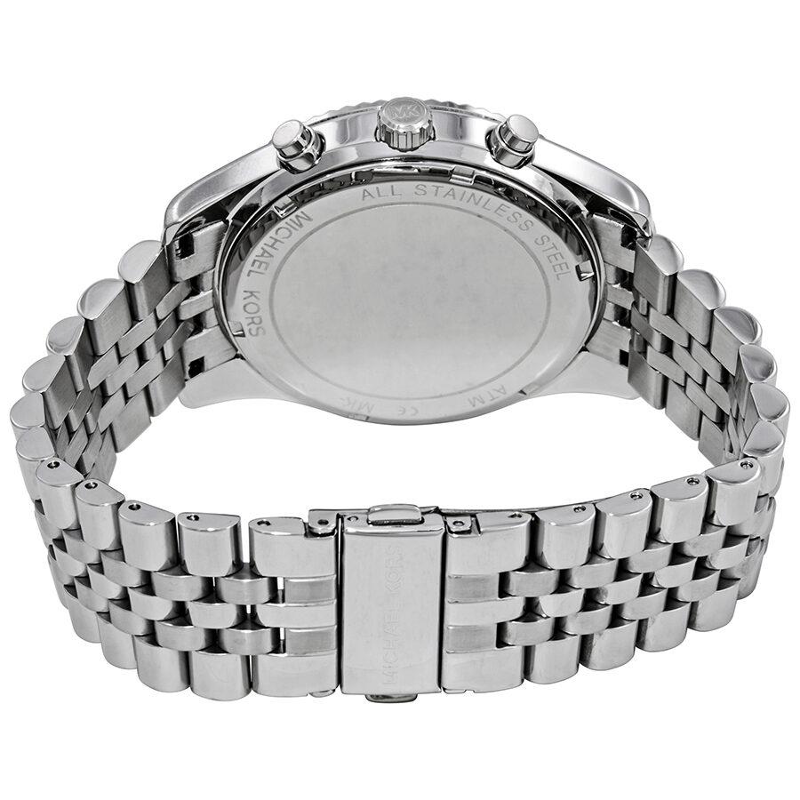 Michael Kors Lexington Watch - Men\'s of Chronograph America Watches #MK8602 Black Dial