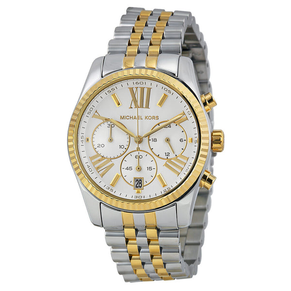 Michael Kors Women's Two-Tone Chronograph with Stones Watch