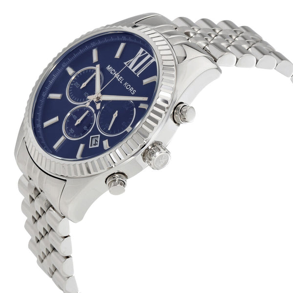 Michael Kors Lexington Chronograph Navy Dial Men's Watch #MK8280 - Watches of America #2