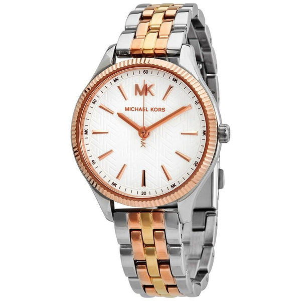 Michael Kors Lexington Quartz White Dial Ladies Watch MK6642 - Watches of America