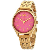 Michael Kors Lexington Quartz Pink Dial Ladies Watch MK6640 - Watches of America