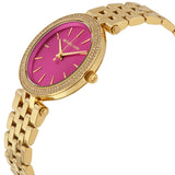Michael Kors Mini Darci Fuchsia Dial Gold-tone Ladies Watch MK3444 - Watches of America #2