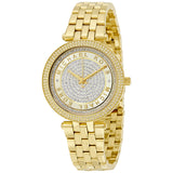 Michael Kors Mini Darci Gold Crystal Pave Dial Ladies Watch MK3445 - Watches of America