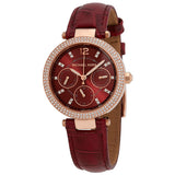 Michael Kors Mini Parker Red Dial Laies Watch MK6451 - Watches of America #2