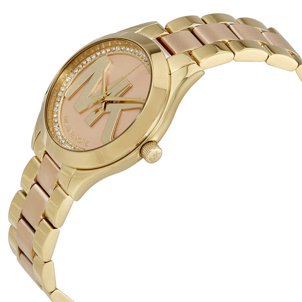 Michael Kors Mini Slim Runway Rose Dial Ladies Watch MK3650 - Watches of America #2