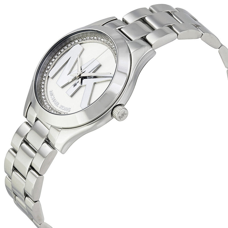 Michael Kors Mini Slim Runway Silver Dial Ladies Watch MK3548 - Watches of America #2