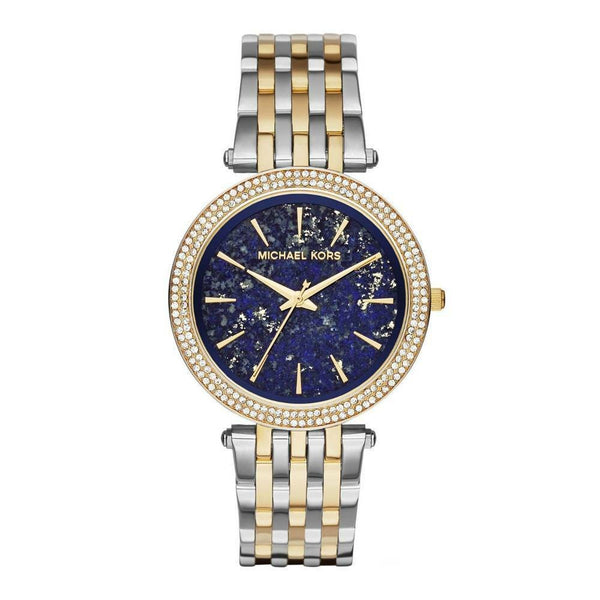 Michael Kors Two Tone Darci Blue Dial Women's Watch  MK3401 - Watches of America