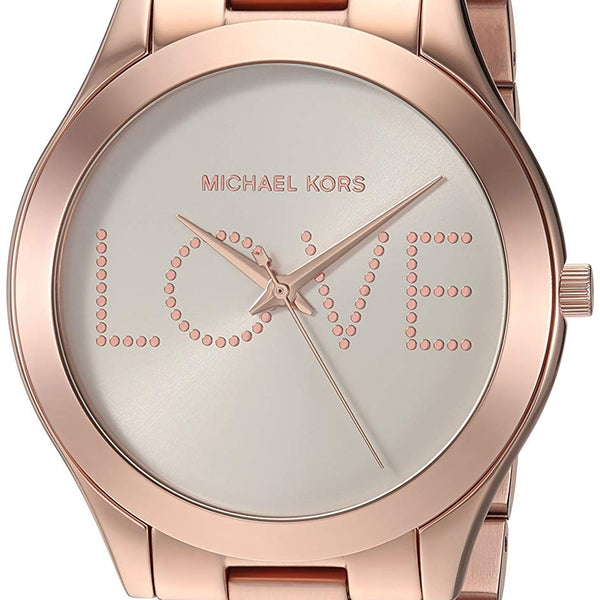 Michael Kors Rose Gold Slim Runway Women s Watch MK3804