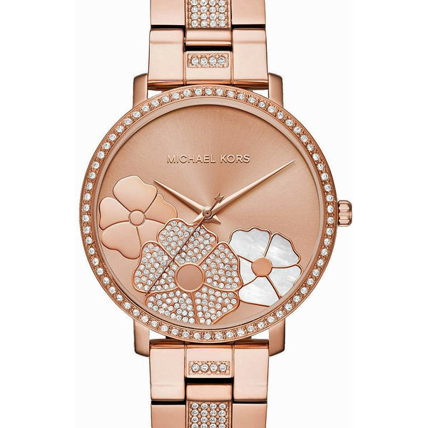 Michael kors clearance watch with flowers