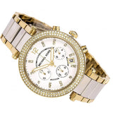 Michael Kors Parker Chronograph Silver Dial Two-tone Women's Watch MK5687 - Watches of America #3