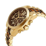 Michael Kors Bradshaw Chronograph Chocolate Gold Watch MK5696 - Watches of America #2