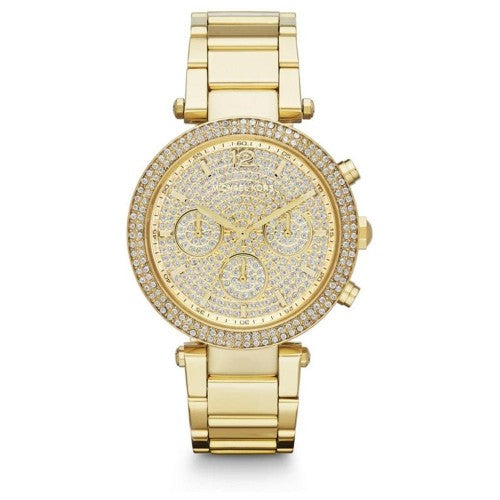 Michael Kors Parker Gold-tone Ladies Watch #MK5856 - Watches of America