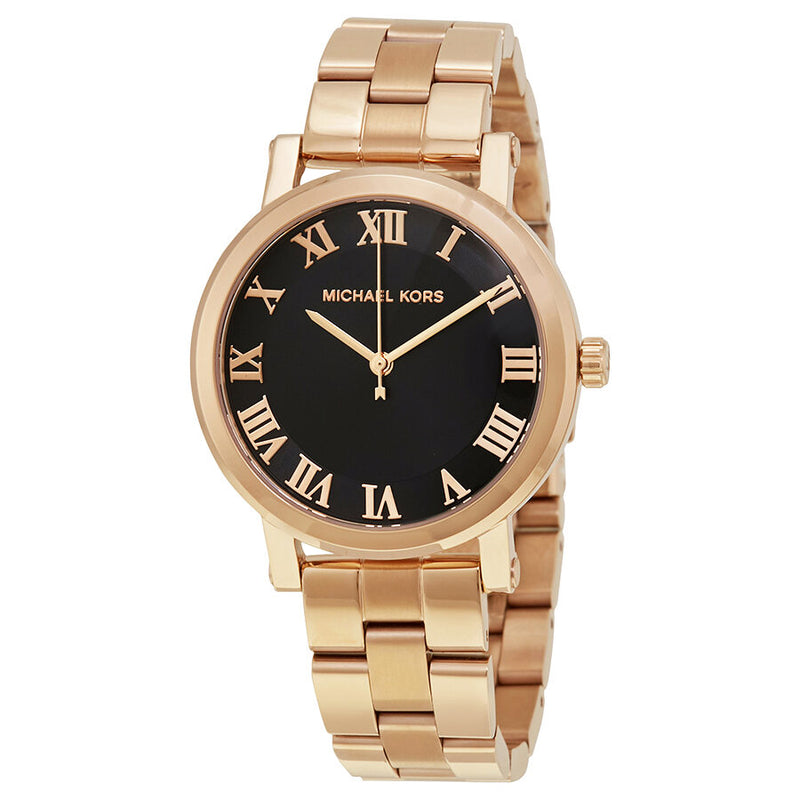 Michael Kors Norie Black Dial Ladies Watch MK3585 - Watches of America