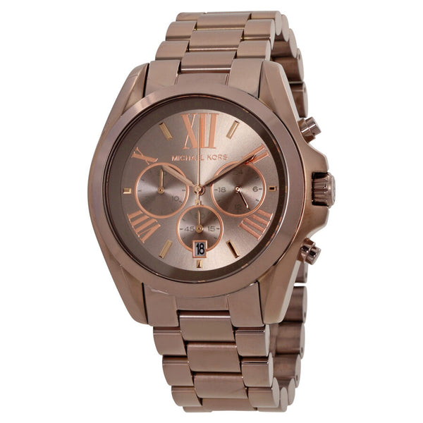 Michael Kors Oversized Bradshaw Chronograph Sable Dial Watch MK6247 - Watches of America