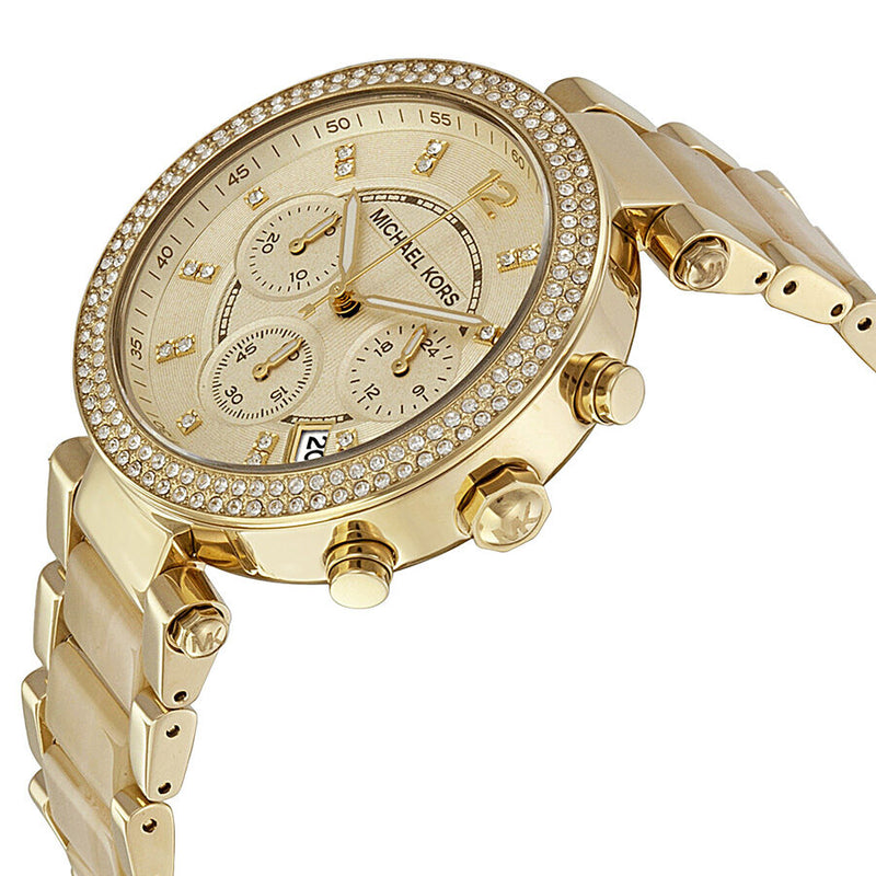 Michael Kors Parker Chronograph Champagne Dial Ladies Watch #MK5632 - Watches of America #2
