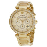 Michael Kors Parker Chronograph Champagne Dial Ladies Watch #MK5632 - Watches of America